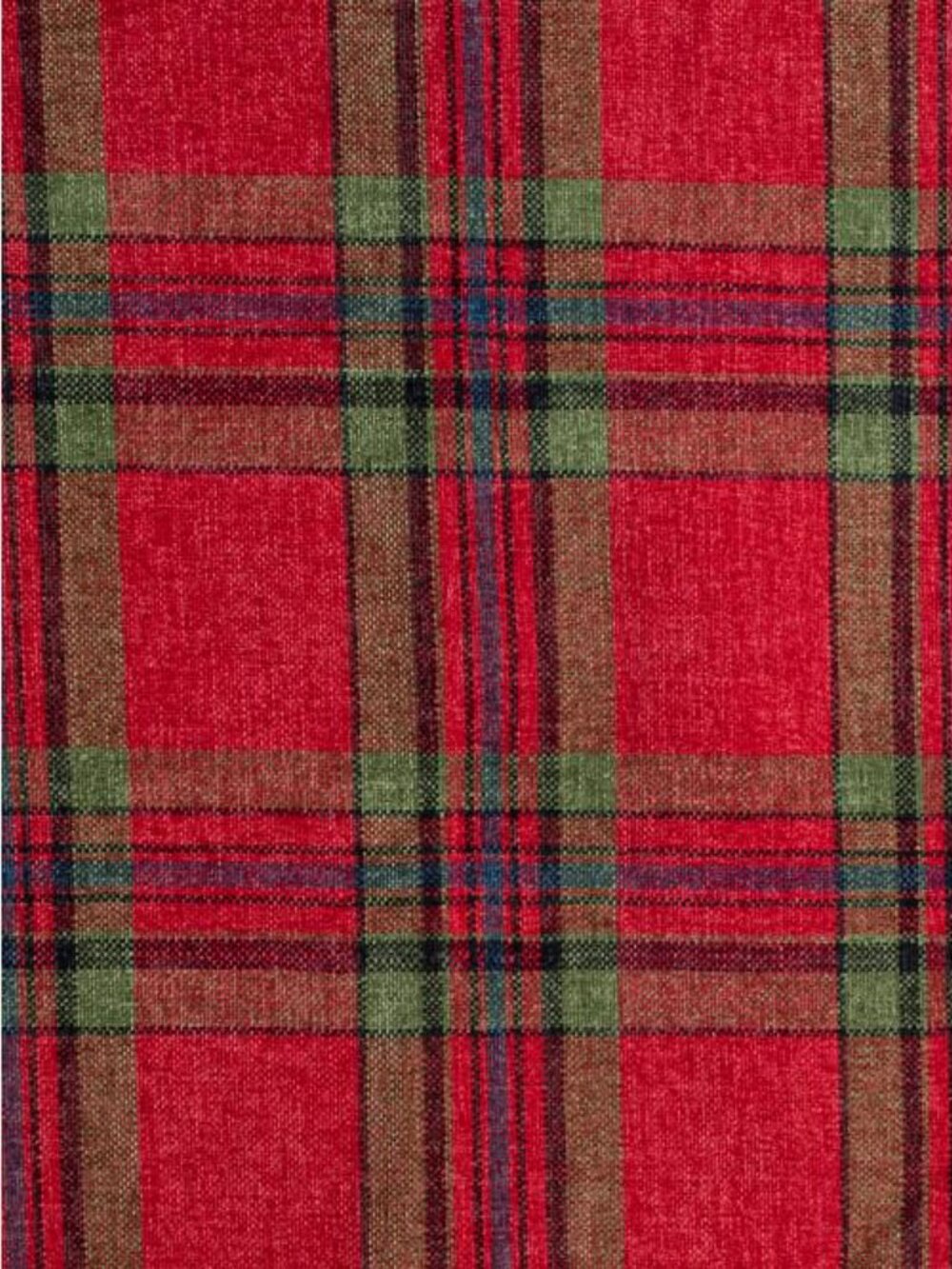ENVOGUE Chenille Plaid Faux Rabbit Fur Reversible Throw - Picture 3 of 4